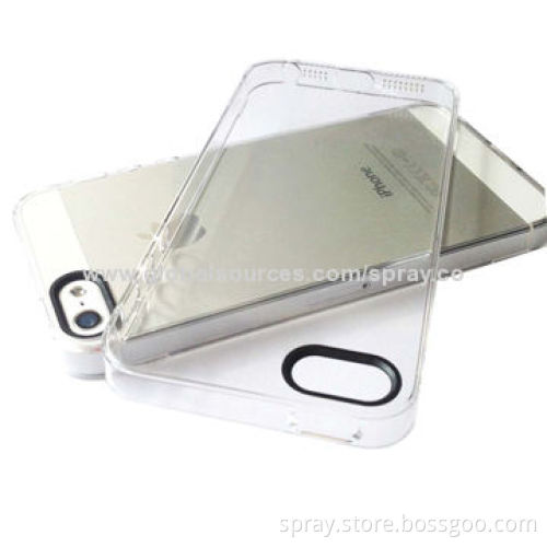 High-clear Transfer Crystal Case for iPhone 5S, Full Cover PC Hard Shell
